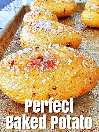 Perfect Baked Potato #potato #baked #bestpotato #sidedish #easyrecipe