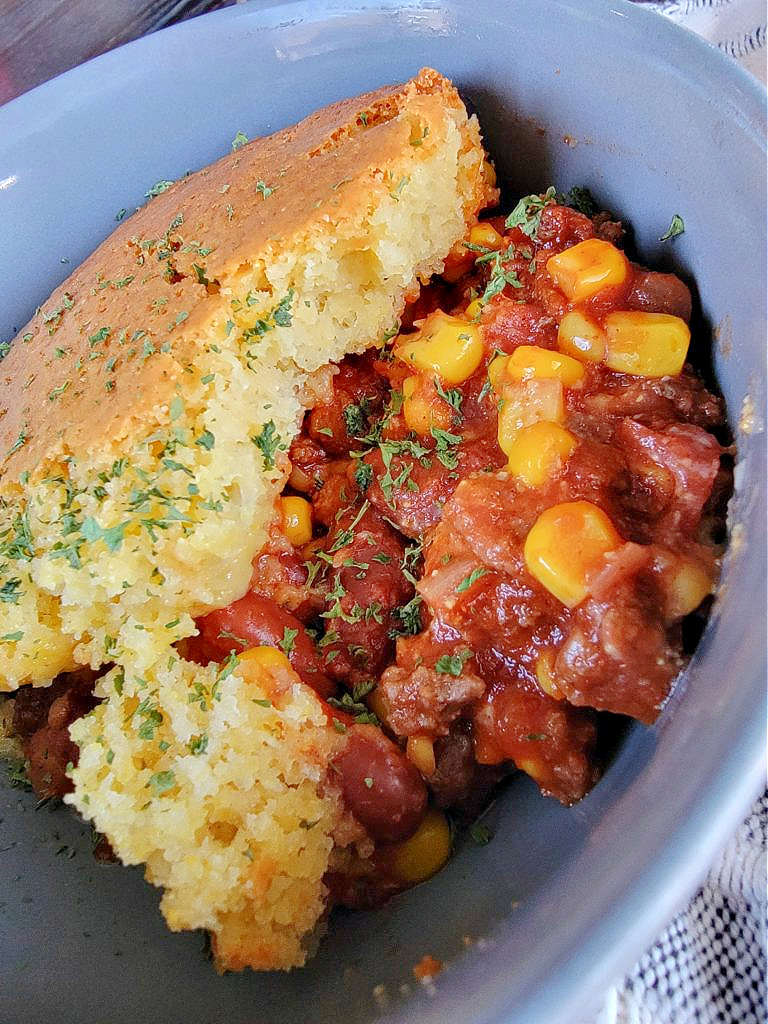 Cornbread Chili Casserole