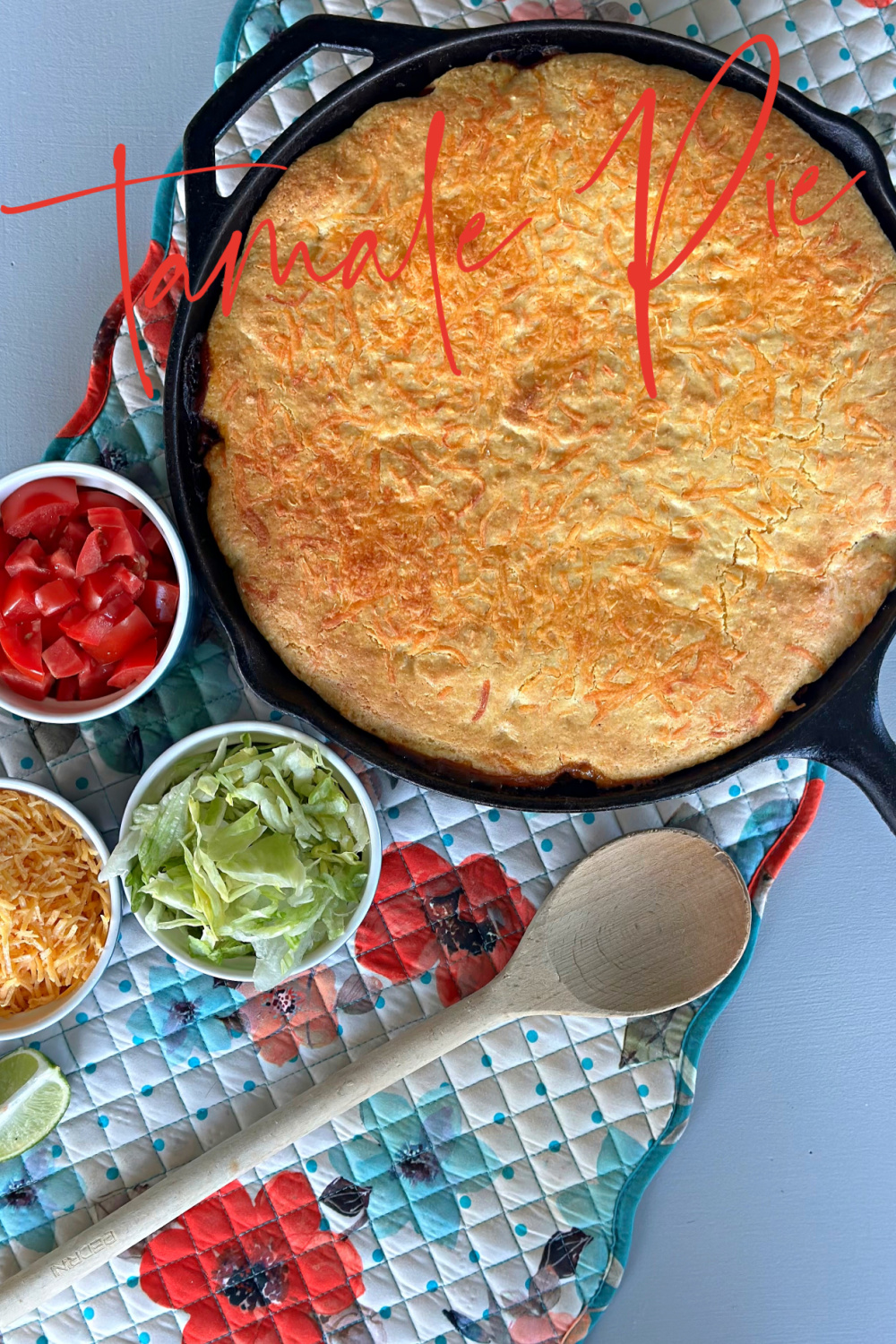 Skillet Tamale Pie #skilletrecipe #tamalepie #beefrecipe #onpanmeal #dinner #easyrecipe